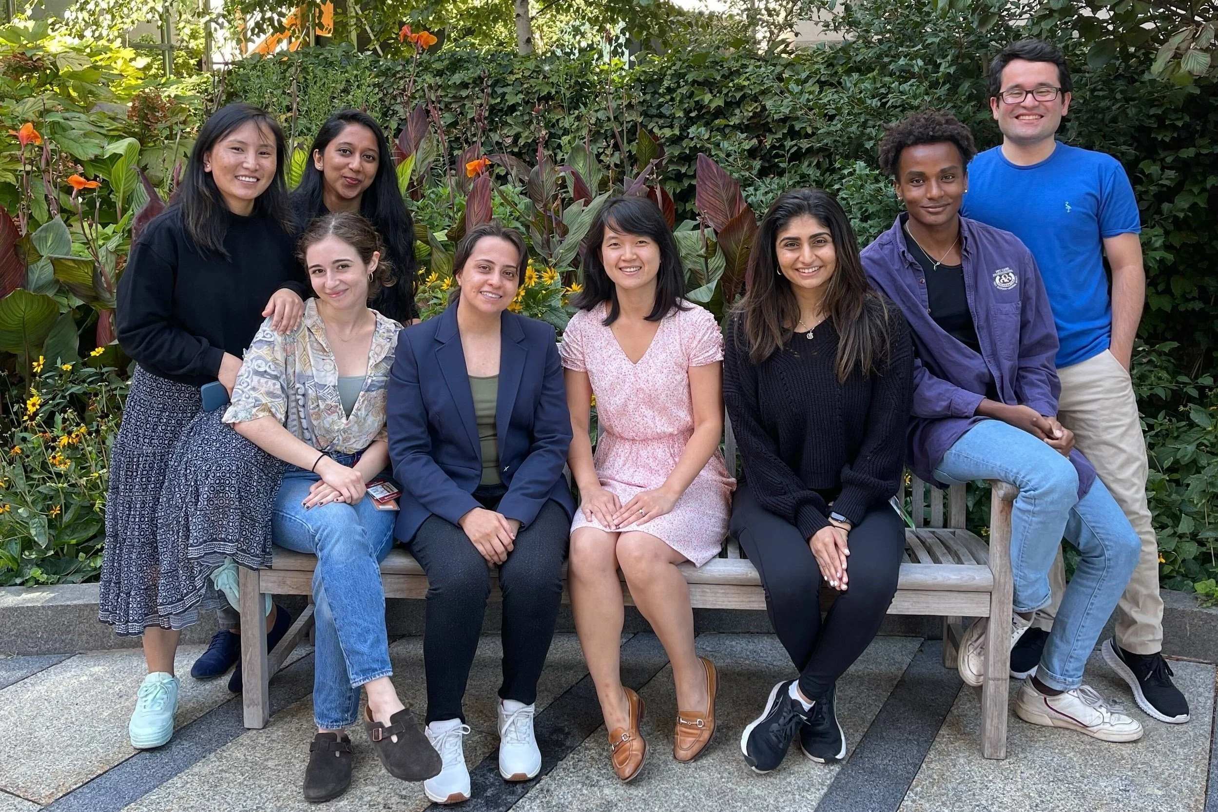 Nam Lab members in the lab